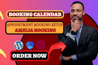setup booking calendar amelia booking plugin wordpress appointment booking
