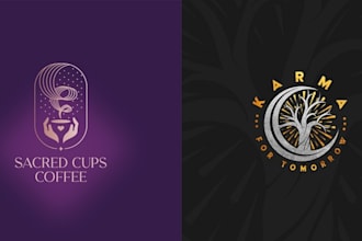 design sacred geometry spiritual or mandala logo