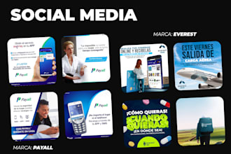 diseñaré publicaciones creativas para tus redes sociales