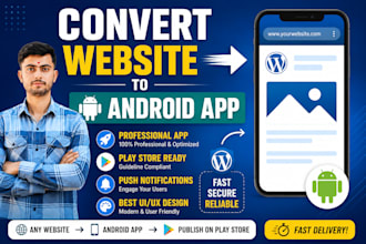convert website or wordpress to android app