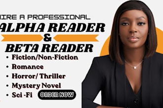 be your romance beta reader, alpha reader, fantasy reader, sensitivity reader