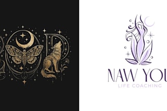 create sacred geometry mystical mandala logo design