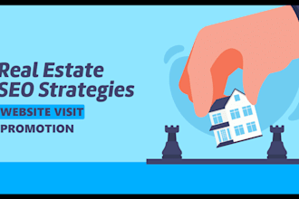 promote real estate, real estate website, organic website traffic