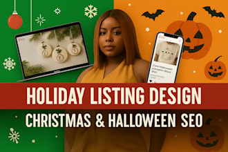 do holiday etsy listings high converting designs for christmas and halloween