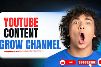 create youtube content and grow your channel