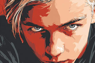 draw cartoon comic character and simple illustration
