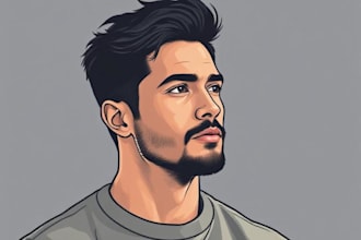 draw cportrait illustration of your photo