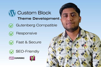 build custom wordpress block theme or website
