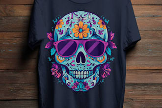 do custom typography t shirt design