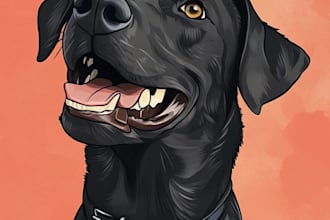 draw disney pet portrait