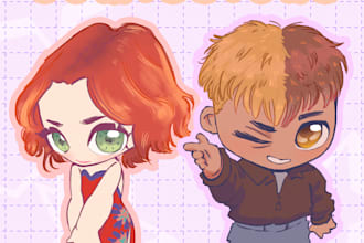 draw a chibi style character