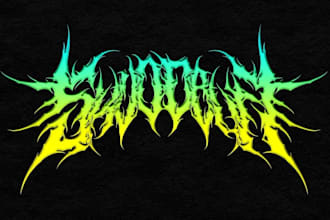 design a logo for your rock or metal band