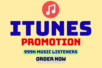 do viral itunes music promotion through USA audience, apple music promotion
