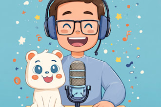 design premium podcast cover art, logo