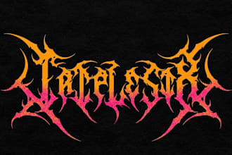 design a heavy metal logo