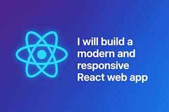 build a modern and responsive react web app