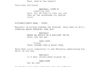 write first draft feature screenplays