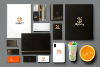 design a premium branding kit for your business