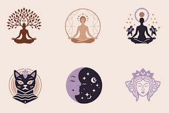 do extraordinary sacred spiritual mandala geometric logo