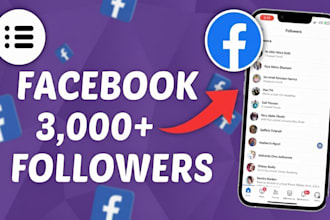 buy 3000 facebook page followers fast