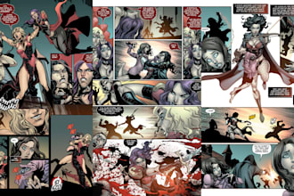 comic book illustration graphic novel comic cover comic artist nsfw comic page