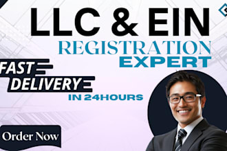 do US llc registration, ein number, and company formation for non resident