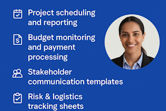 manage project operations, reporting, and communication