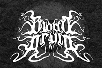 design heavy metal or extreme metal logo for your band
