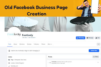 create facebook old business page