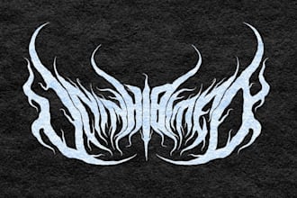 create a metal style logo for your band