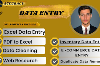 do ecommerce product data entry and product listing
