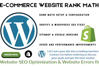 wordpress rank math wordpress optimization fix wordpress issues shopify seo