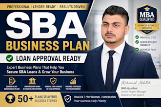 write a professional sba business plan to get your loan approved