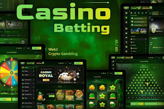 develop igaming website, crypto game website sport website, blackjack website