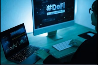 build defi staking website,smart contract audit, stablecoin, token audit,web3 js
