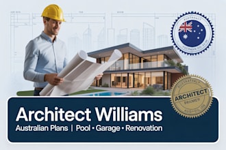 design and stamp australian pool garage and renovation plans in australia