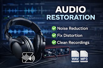 restore and clean your audio