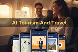 build an ai tourism app, travel and tour, flight and hotel booking app