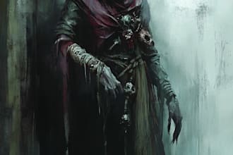 fantasy horror and fantasy horror character