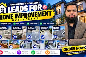 generate leads for bathroom renovation, kitchen renovation through meta