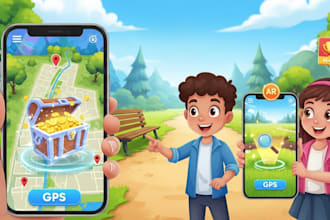 develop an ar treasure hunt educational game with gps and rewards