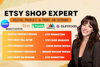 do etsy listing, etsy digital product design etsy shop listing, etsy store setup