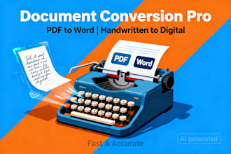 perform copy typing book or pdf or handwritten notes to word