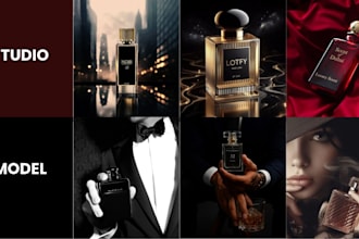 create luxury eye caching perfume photography for your brand