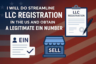 do streamline llc registration in the US and obtain a legitimate ein number