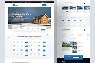 design travel agency website, tour website , tourism website
