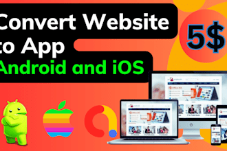 convert website to ios and android app