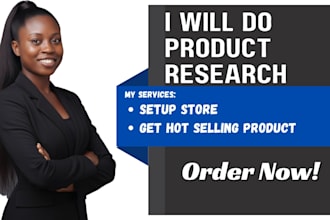 do product research on hot selling and winning products