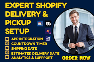 setup shopify delivery and pickup pickeasy zapiet stellar essential synctrack d