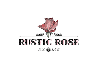 design professional vintage rustic flower architectural logo